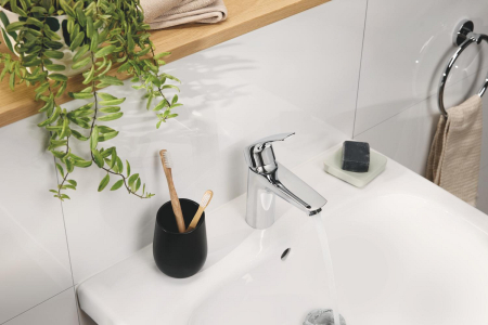 Baterie lavoar Grohe 23974003, 28 mm, 5 l/min, 0.8 bar, 35 mm, 169 mm, 109 mm, 395 mm, 1 orificii instalare, Crom [9]