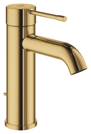 Baie - Baterie lavoar Grohe 24171GL1, Essence, 3/8'', S, 174 mm, ventil, lucios, auriu