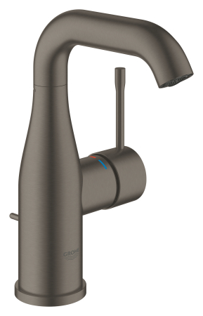 Baie - Baterie lavoar Grohe 24173AL1, Essence, 3/8'', M, 193 mm, pivotanta, ventil, mat, grafit