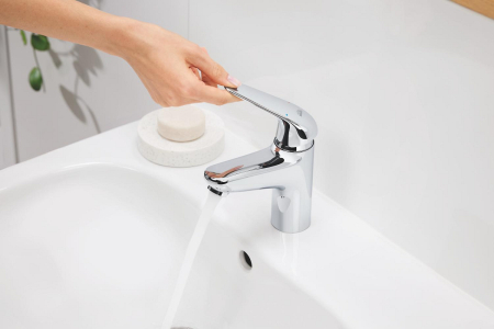Baterie lavoar Grohe 24322001, 28 mm, 5 l/min, 0.8 bar, 35 mm, 167 mm, 103 mm, 400 mm, 1 orificii instalare, Crom [3]