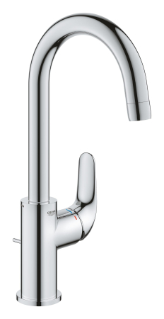 Baie - Baterie lavoar Grohe 24330001, Swift, tip comanda monocomanda, tip instalare pe lavoar, pe blat, crom