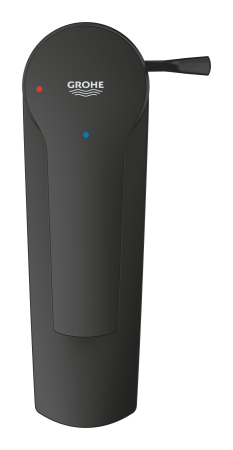 Baterie lavoar Grohe 311372432, 28 mm, 5.7 l/min, 0.6 bar, 35 mm, 165 mm, 109 mm, 395 mm, 1 orificii instalare, Negru [4]