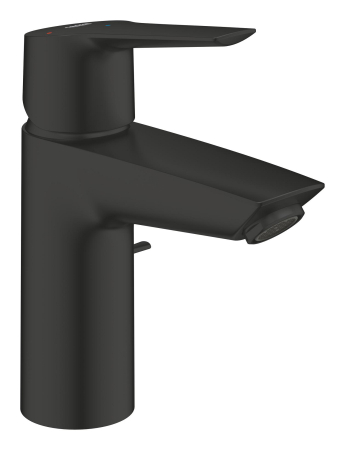 Baie - Baterie lavoar Grohe 311372432, 28 mm, 5.7 l/min, 0.6 bar, 35 mm, 165 mm, 109 mm, 395 mm, 1 orificii instalare, Negru