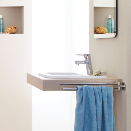 Baterie lavoar Grohe 32204001, 28 mm, 5.7 l/min, 1 bar, 35 mm, 155 mm, 101 mm, 1.57 kg, 370 mm, Crom [10]