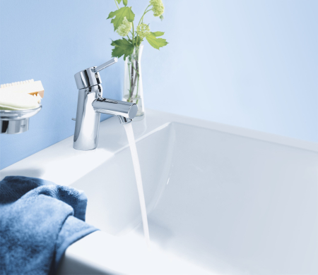 Baterie lavoar Grohe 32204001, 28 mm, 5.7 l/min, 1 bar, 35 mm, 155 mm, 101 mm, 1.57 kg, 370 mm, Crom [8]