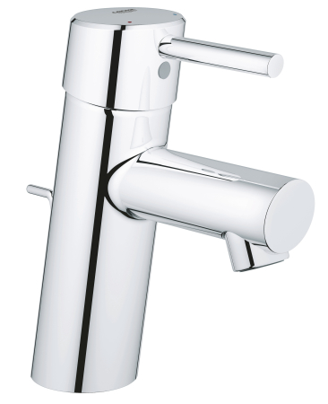 Baie - Baterie lavoar Grohe 32204001, 28 mm, 5.7 l/min, 1 bar, 35 mm, 155 mm, 101 mm, 1.57 kg, 370 mm, Crom
