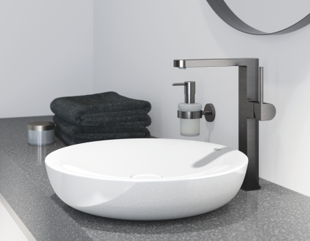 Baterie lavoar Grohe 32618AL3, Plus, 3/8'', XL, 312 mm, mat, grafit [6]