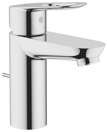 Baie - Baterie lavoar Grohe 32814000, Bauloop, tip comanda monocomanda, tip instalare pe lavoar, marime s, crom
