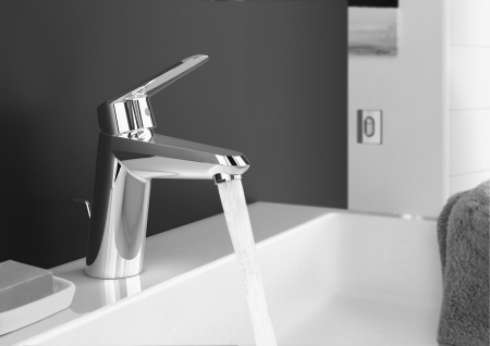 Baterie lavoar Grohe 33190002, 1 bar, 35 mm, 160 mm, 116 mm, 350 mm, 1 orificii instalare, 3/8 dimensiune racord, Crom [1]