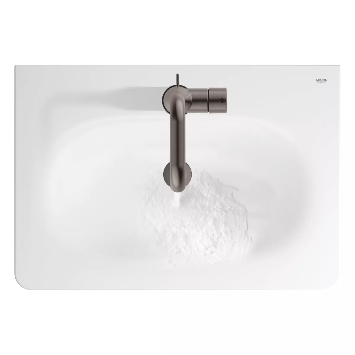 Baterie lavoar Grohe Essence 23462AL1, 3/8'', M, 193 mm, ventil, mat, grafit [1]