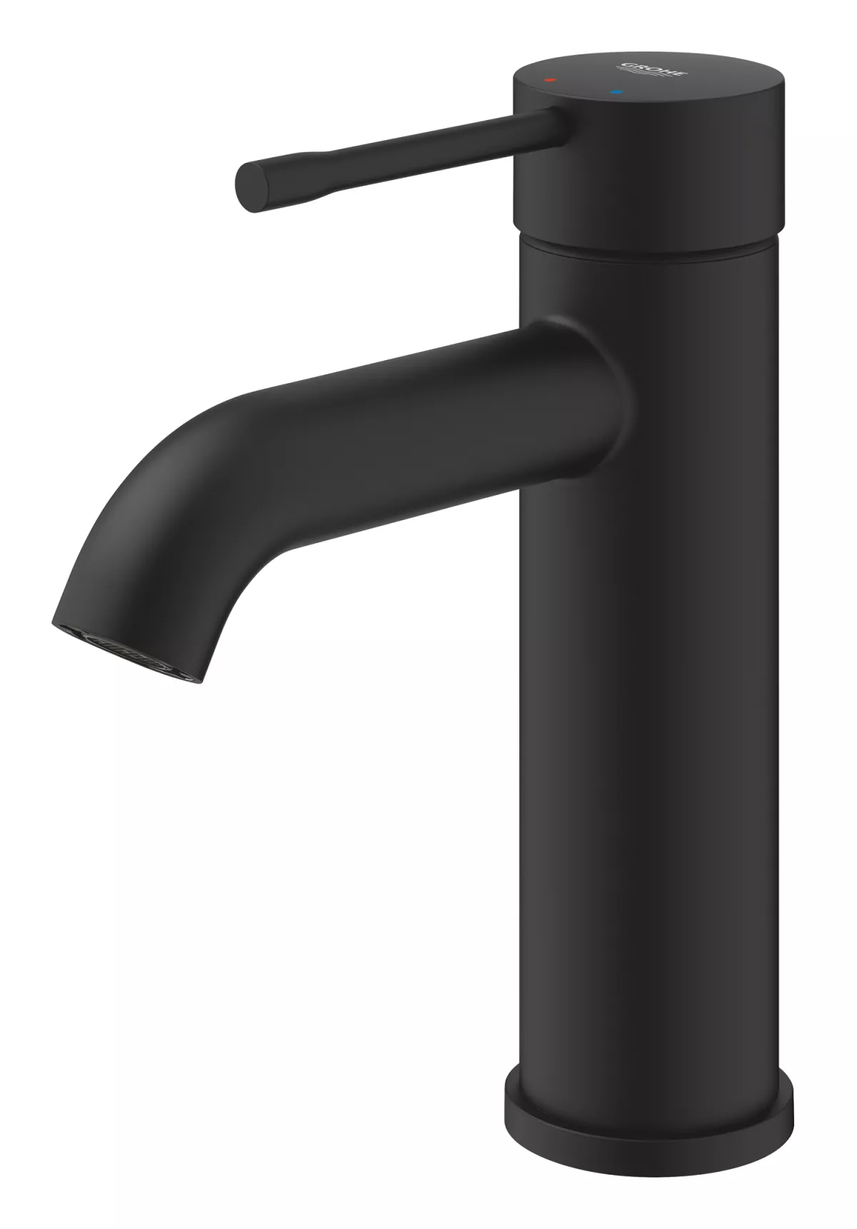 Baterie lavoar Grohe Essence 24172KF1, 3/8'', marimea S, cartus ceramic, monocomanda, fara ventil, mat , negru [1]