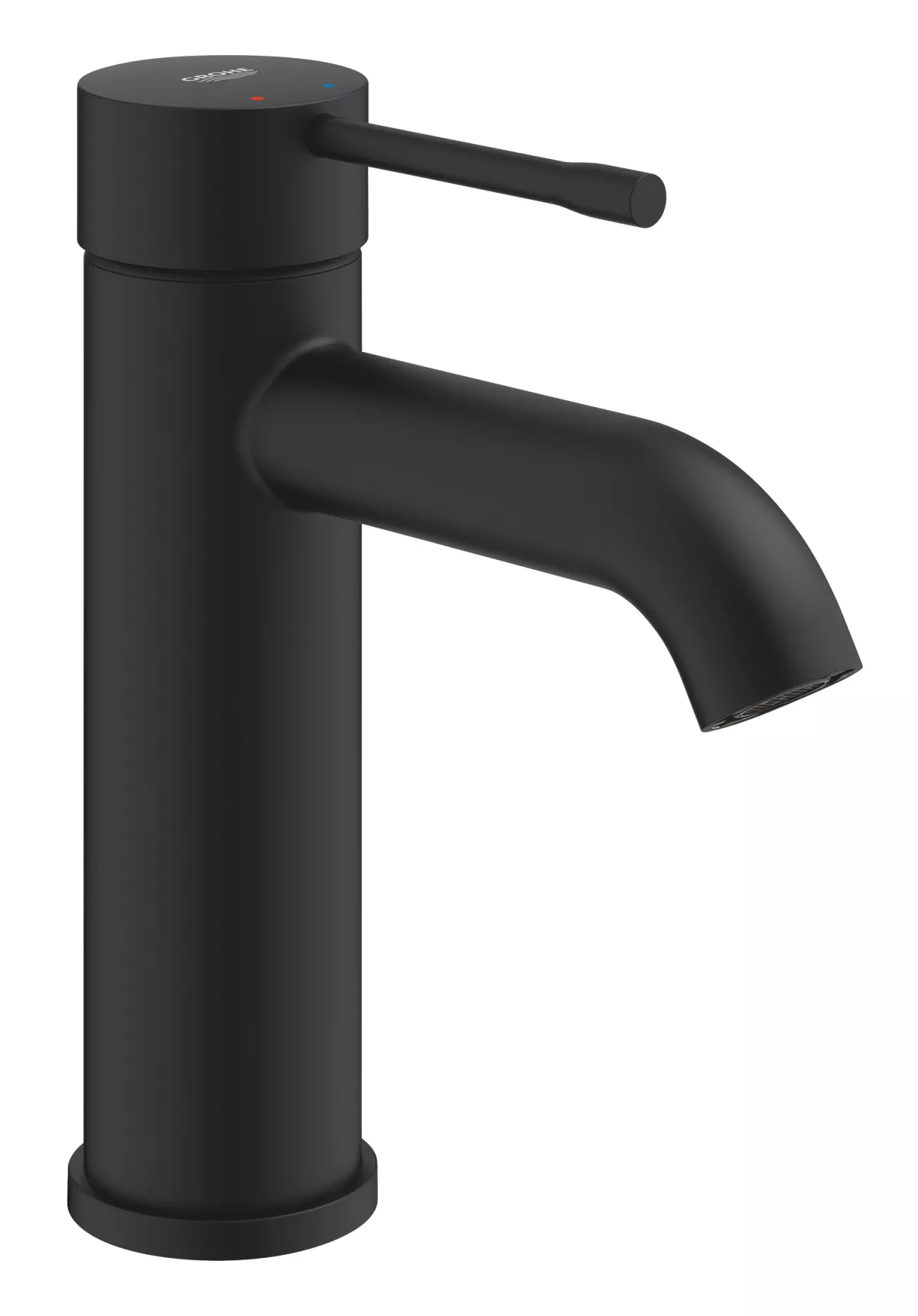 Baterii sanitare - Baterie lavoar Grohe Essence 24172KF1, 3/8'', marimea S, cartus ceramic, monocomanda, fara ventil, mat , negru
