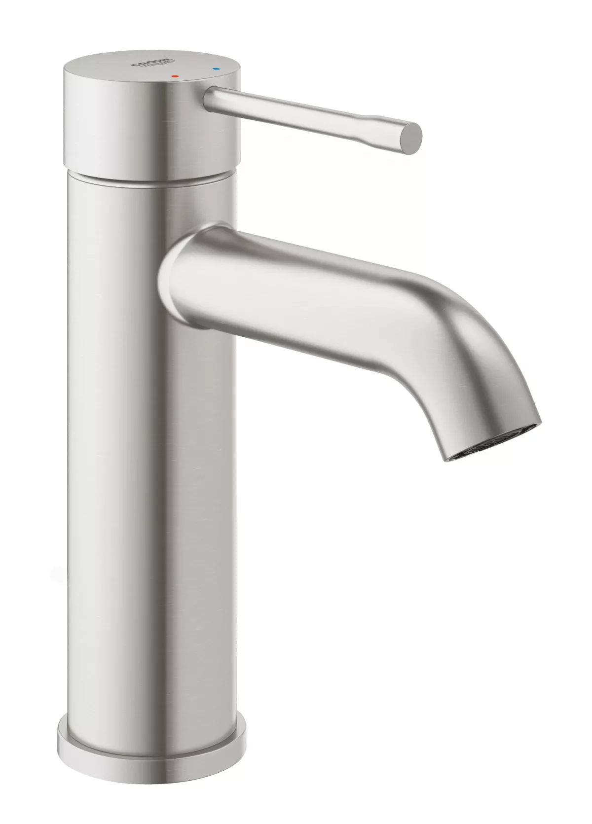 Baterii sanitare - Baterie lavoar Grohe Essence, 3/8'', M, 174 mm, mat, otel satinat, 23590DC1