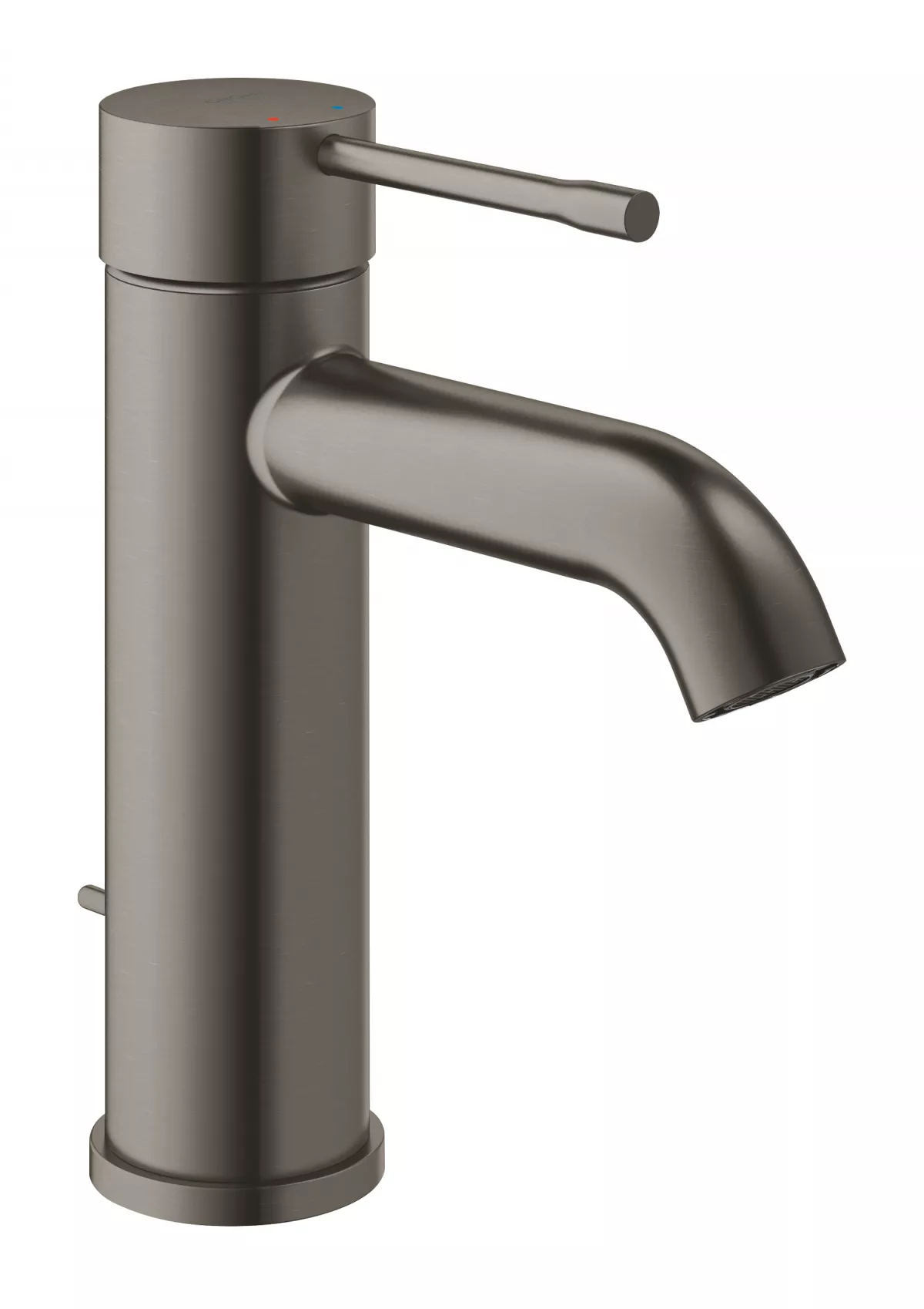 Baterii sanitare - Baterie lavoar Grohe Essence, 3/8'', S, 174 mm, ventil, mat, grafit, 23589AL1