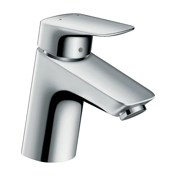 Baterii chiuveta baie - Baterie lavoar Hansgrohe Logis 70 cu ventil Push-Open crom