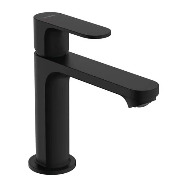 Baie - Baterie lavoar Hansgrohe Rebris S negru mat cu ventil Pop-Up