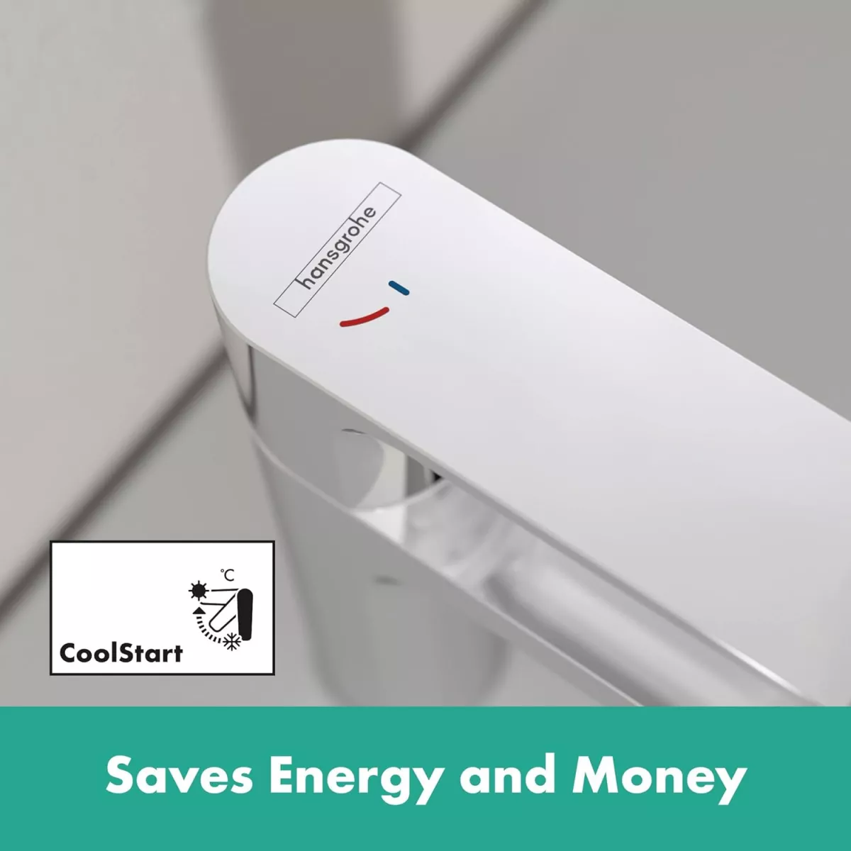 Baterie lavoar Hansgrohe Rebris S, S, 143 mm, pornire rece, crom, 72514000 [2]