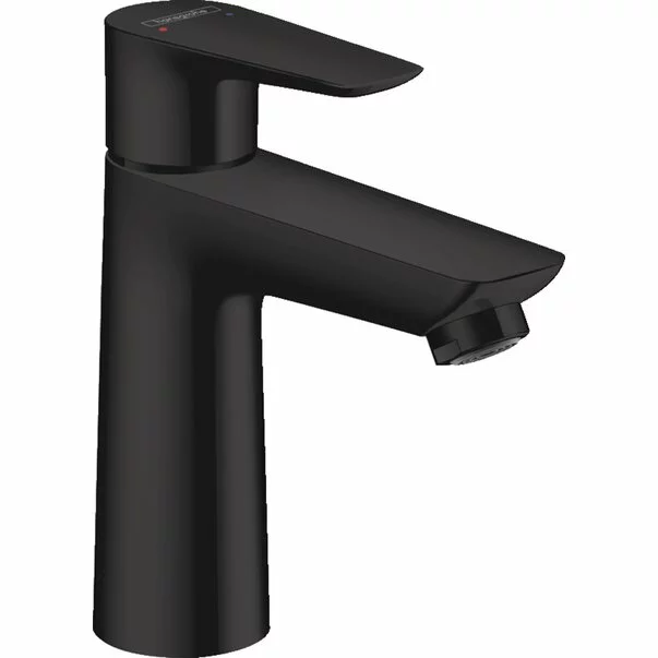 Baterii chiuveta baie - Baterie lavoar Hansgrohe Talis E 110 cu ventil Pop-Up negru mat