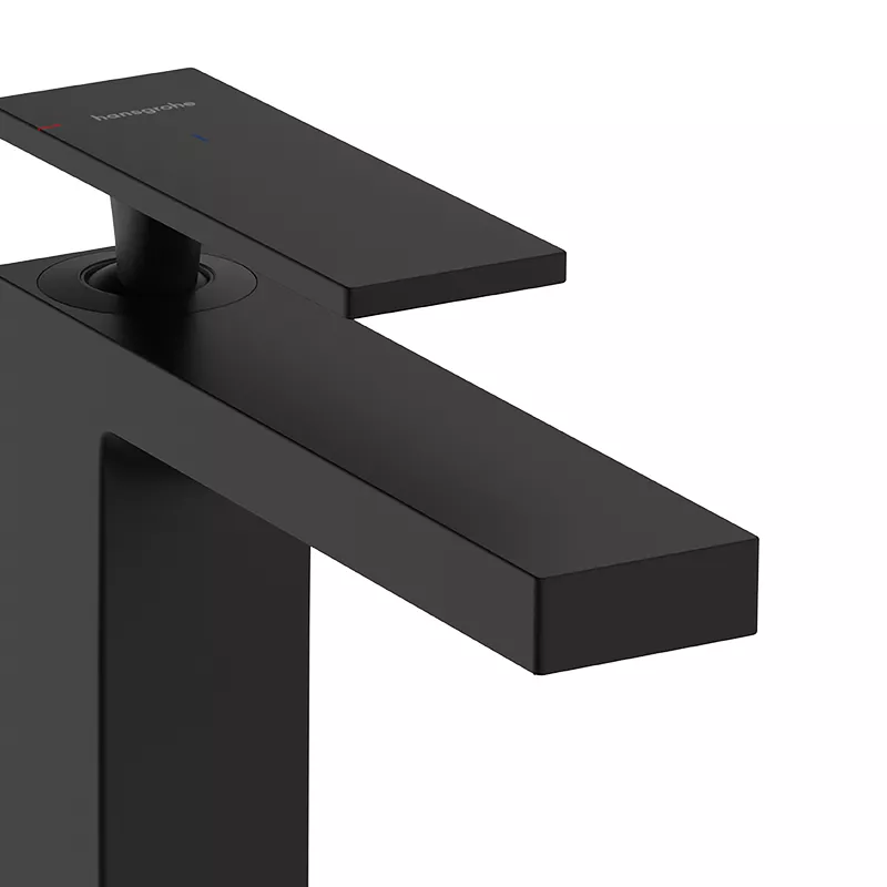 Baterie lavoar Hansgrohe Tecturis E, M, 162 mm, pornire rece, ventil, mat, negru, 73014670 [1]