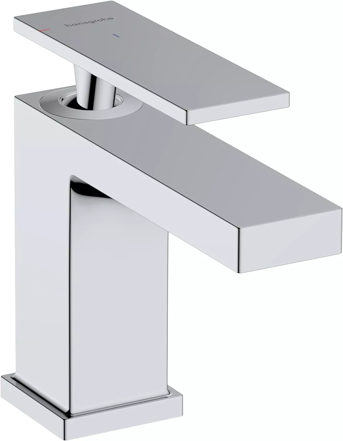 Baterii sanitare - Baterie lavoar Hansgrohe Tecturis E, S, 135 mm, pornire rece, crom, 73001000