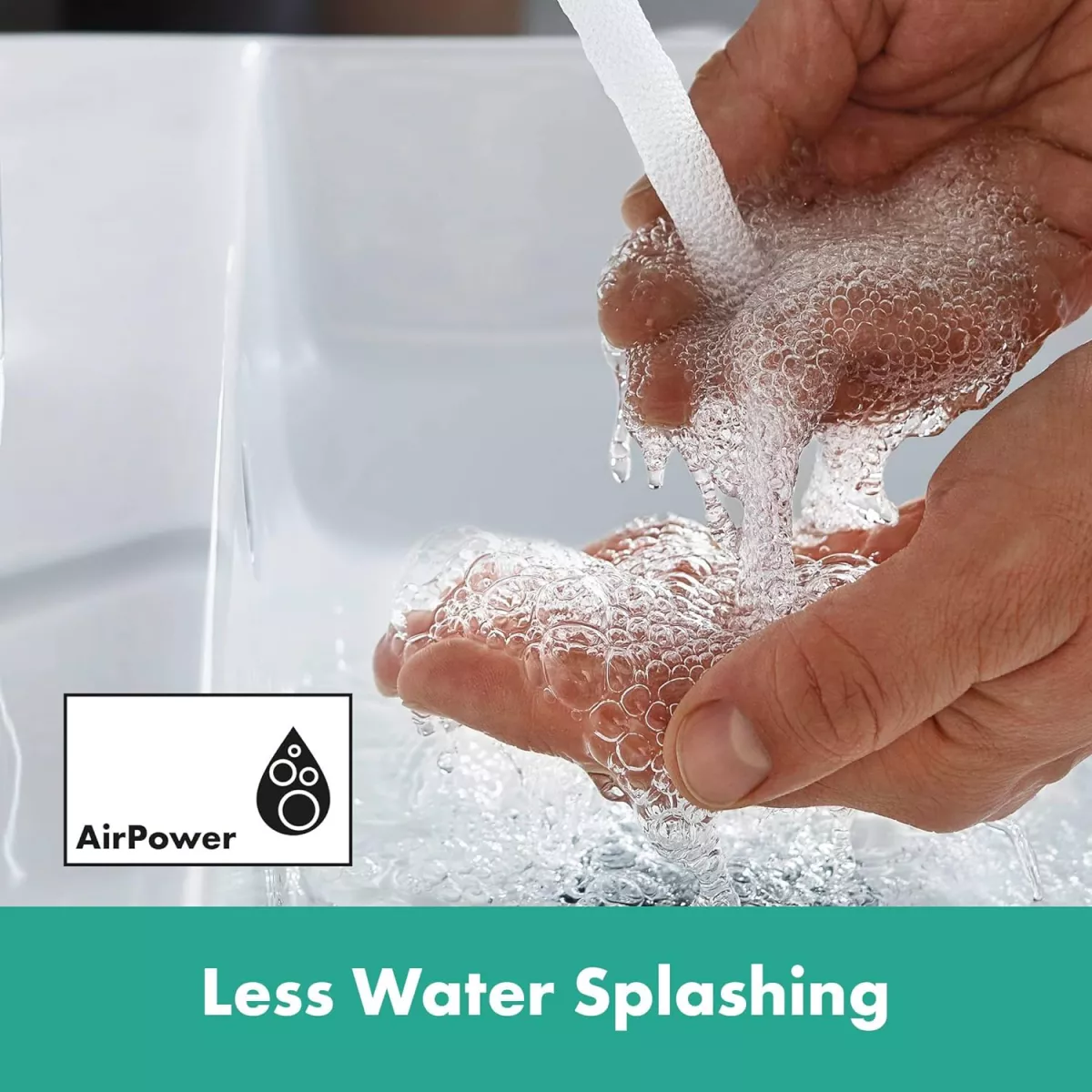 Baterie lavoar Hansgrohe Tecturis S, L, 236 mm, pornire rece, ventil, mat, bronz, 73360140 [6]