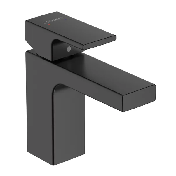 Baterii chiuveta baie - Baterie lavoar Hansgrohe Vernis Shape 100 monocomanda negru mat