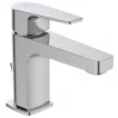 Baterii sanitare - Baterie lavoar Ideal Standard Cerafine D BC685AA, 3/8'', marimea S, monocomanda, cartus ceramic, evacuare cu tija, crom