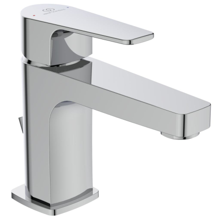 Baie - Baterie lavoar Ideal Standard Cerafine D BC685AA, 3/8'', marimea S, monocomanda, cartus ceramic, evacuare cu tija, crom