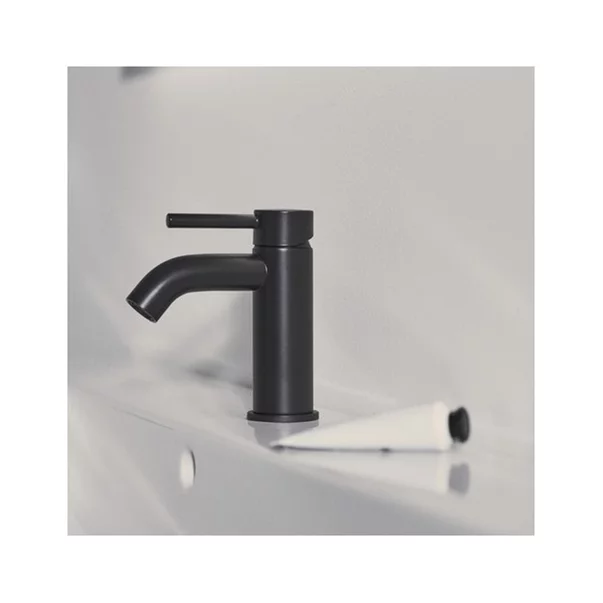 Baterie lavoar Ideal Standard Ceraline cu ventil metalic Pop-Up negru mat [3]