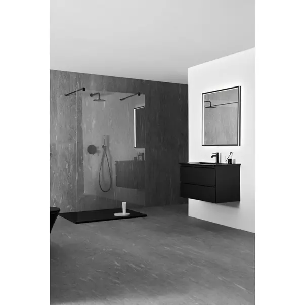 Baterie lavoar Ideal Standard Ceraline monocomanda finisaj negru mat [12]