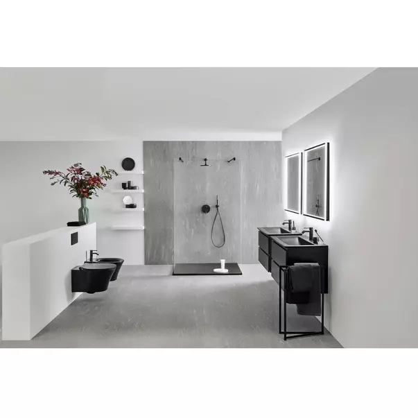 Baterie lavoar Ideal Standard Ceraline monocomanda finisaj negru mat [11]