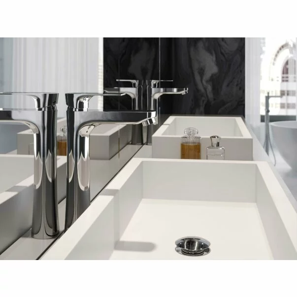 Baterie lavoar inalta Ferro Square crom [3]