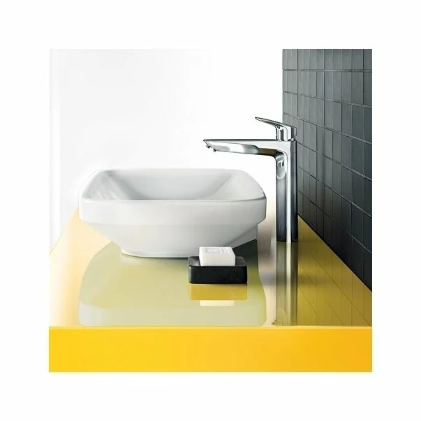 Baterie lavoar inalta Hansgrohe Logis 190 fara ventil crom lucios [4]