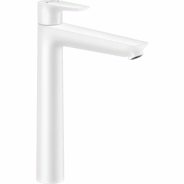 Baterii sanitare - Baterie lavoar inalta Hansgrohe Talis E 240 cu ventil Pop-Up alb mat