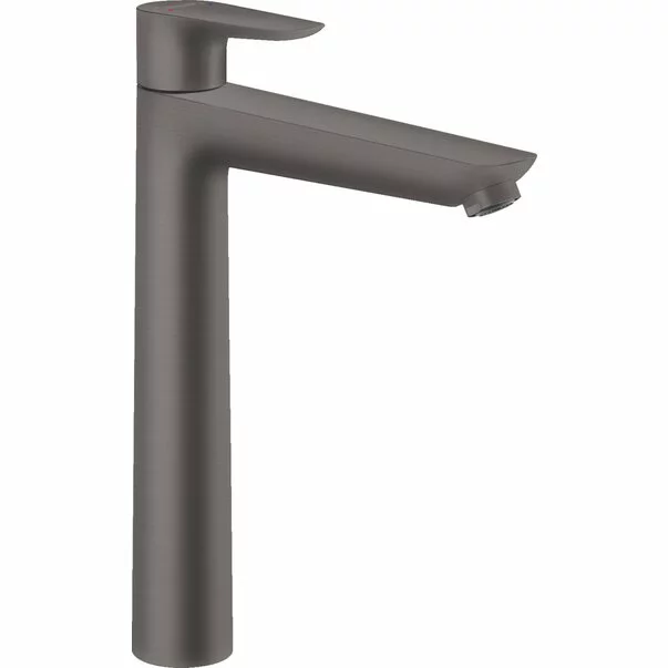 Baterii sanitare - Baterie lavoar inalta Hansgrohe Talis E 240 cu ventil Pop-Up negru - crom periat
