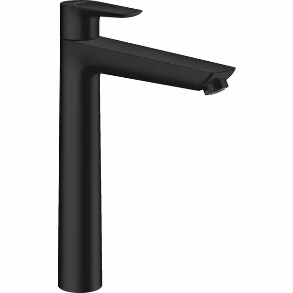 Baterii sanitare - Baterie lavoar inalta Hansgrohe Talis E 240 cu ventil Pop-Up negru mat