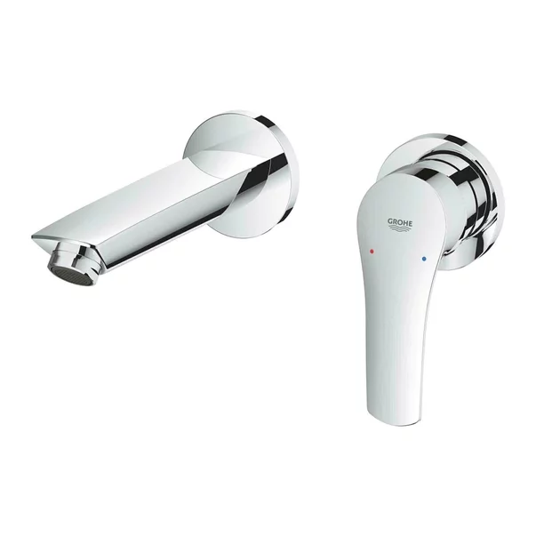 Baterie lavoar Grohe 29337003, Eurosmart, tip comanda monocomanda, tip instalare pe perete, marime m, crom [3]