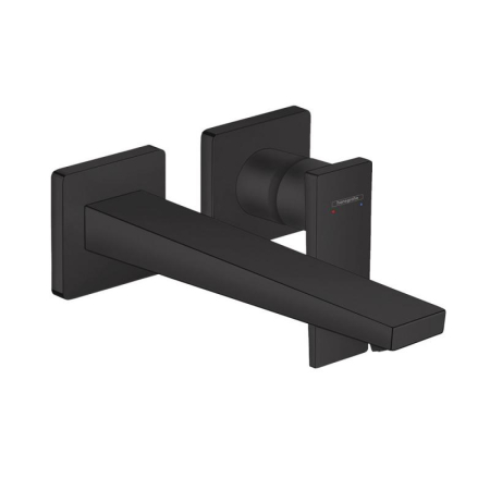 Baie - Baterie lavoar incastrata Hansgrohe Metropol 225 negru mat