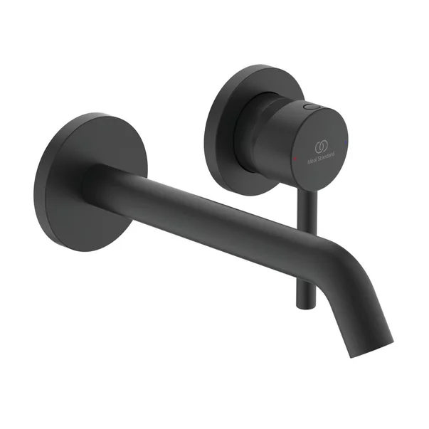 Baterii sanitare - Baterie lavoar incastrata Ideal Standard Ceraline negru mat