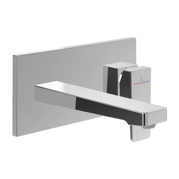 Baterii sanitare - Baterie lavoar incastrata Villeroy&Boch Architectura Square crom lucios fara corp ingropat