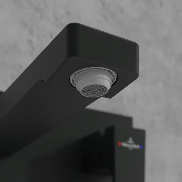 Baterie lavoar incastrata Villeroy&Boch Architectura Square negru mat fara corp ingropat [5]