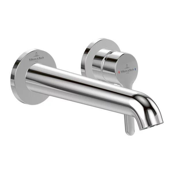 Baterii sanitare - Baterie lavoar incastrata Villeroy&Boch Skyla crom lucios pipa 20 cm fara corp ingropat