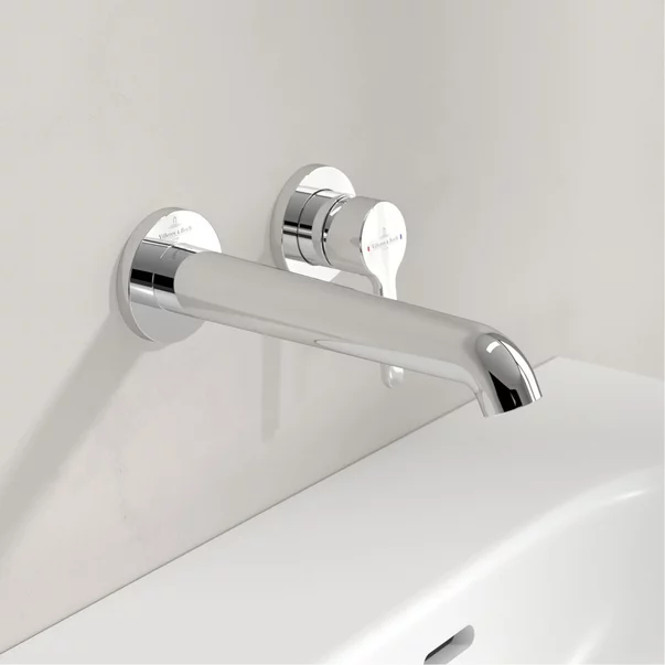 Baterie lavoar incastrata Villeroy&Boch Skyla crom lucios pipa 20 cm fara corp ingropat [1]