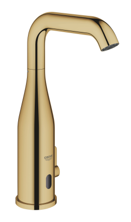 Baie - Baterie lavoar infrarosu Essence E Grohe 36445GL0, 3/8'', baterie, mixare, 7 programe, lucios, auriu