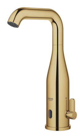Baterie lavoar infrarosu Essence E Grohe 36445GL0, 3/8'', baterie, mixare, 7 programe, lucios, auriu [2]