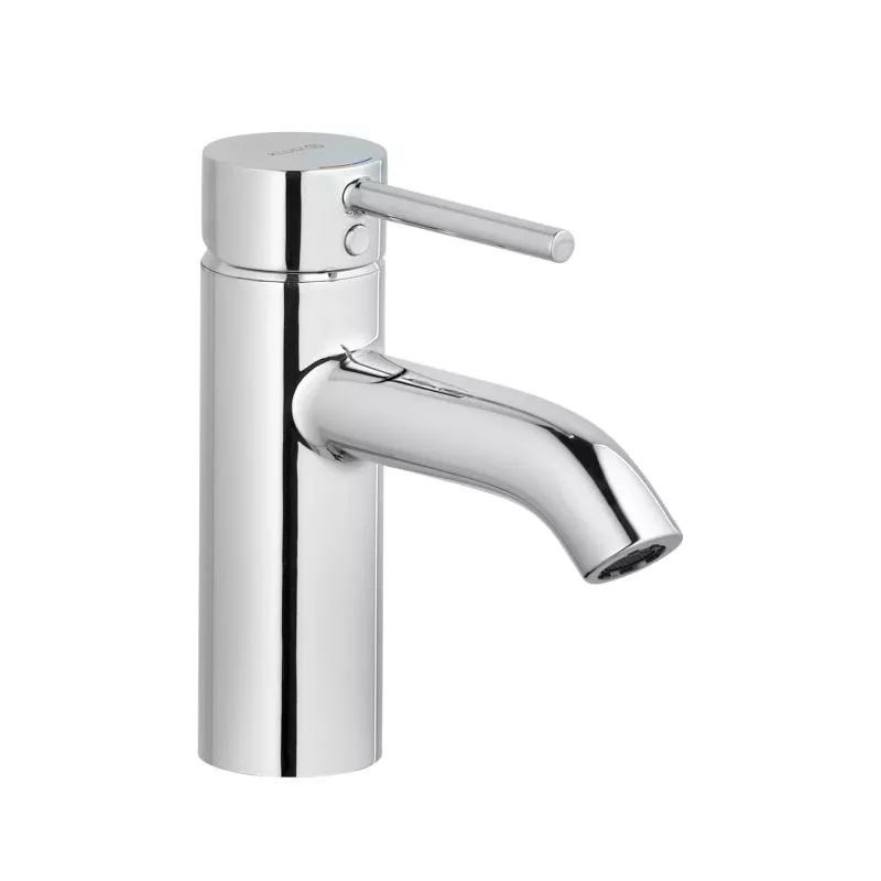 Baterii sanitare - Baterie lavoar Kludi Bozz 382660576, 3/8'', marimea S, monocomanda, cartus ceramic, fara ventil, crom