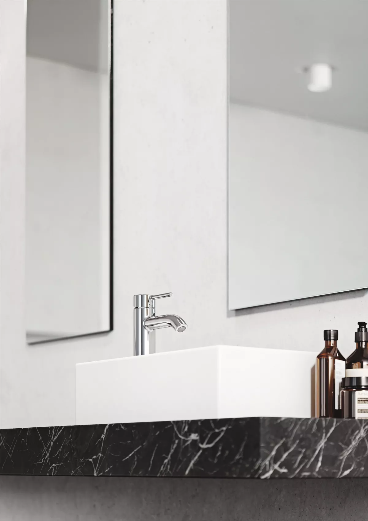 Baterie lavoar Kludi Bozz, M, 160 mm, crom, 382720576 [2]