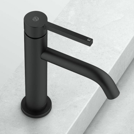 Baterie lavoar, Kludi, Nova Fonte Pura, negru mat [2]