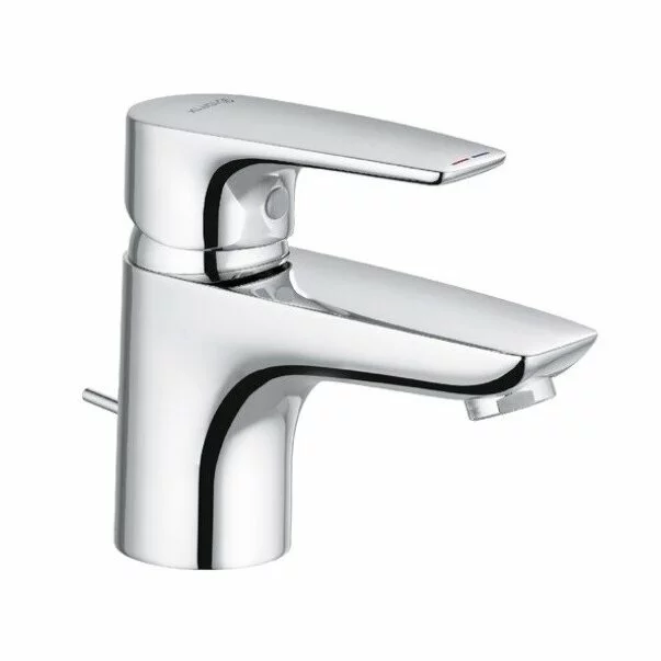 Baterii sanitare - Baterie lavoar Kludi Pure&Solid 60 cu ventil metalic pop-up