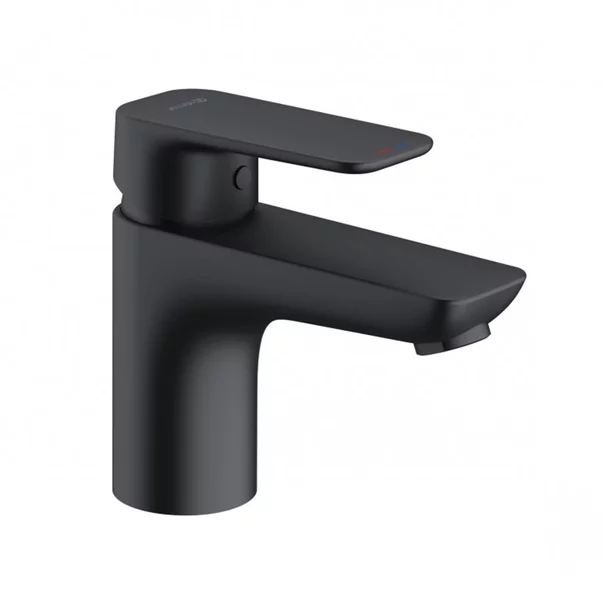 Baterii chiuveta baie - Baterie lavoar Kludi Pure&Style negru monocomanda